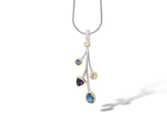 Sterling silver pendant, style P6901