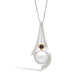 P7361 MABE PEARL & GEMSTONE PENDANT - view 3
