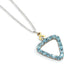 Amethyst and Blue Topaz pendant in sterling silver, style P7370