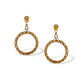 E8461 GEMSTONE CIRCLE EARRING - view 4