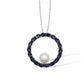 P7371 THE UNITY CIRCLE w/ PEARL PENDANT - view 4