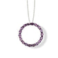 P7369 CIRCLE OF GEMSTONES PENDANT - view 2