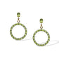 E8461 GEMSTONE CIRCLE EARRING - view 2