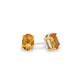 Oval Gemstone Post Earring E9281 - E9291 Citrine - Earring