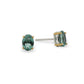 Oval Gemstone Post Earring E9281 - E9291 Green Quartz - Earring