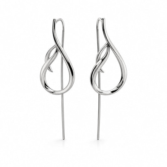Sterling silver earrings by Joryel Vera, style E19505