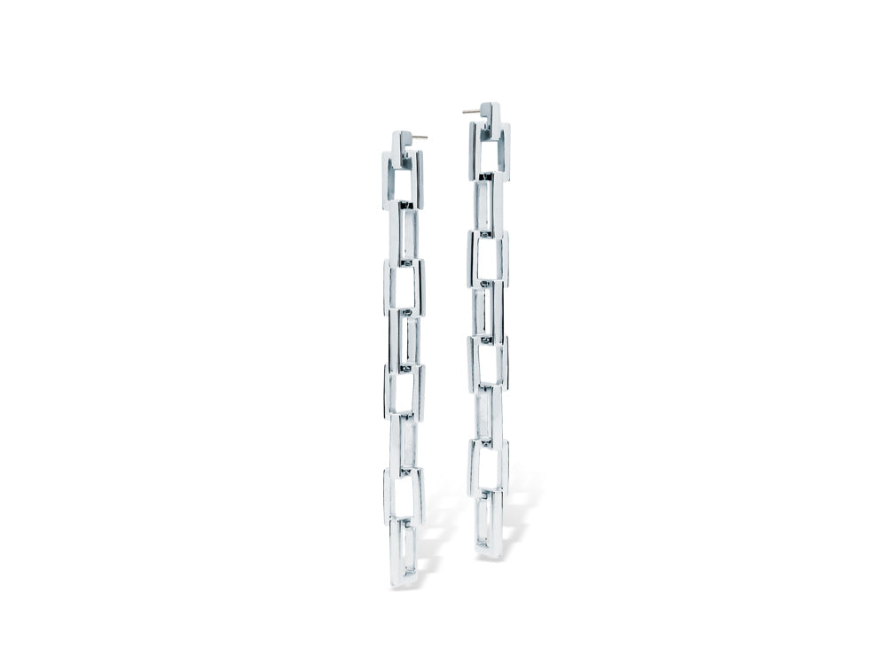 Rectangle Silver Links Collection Set Cl#3 - E3126 - Set