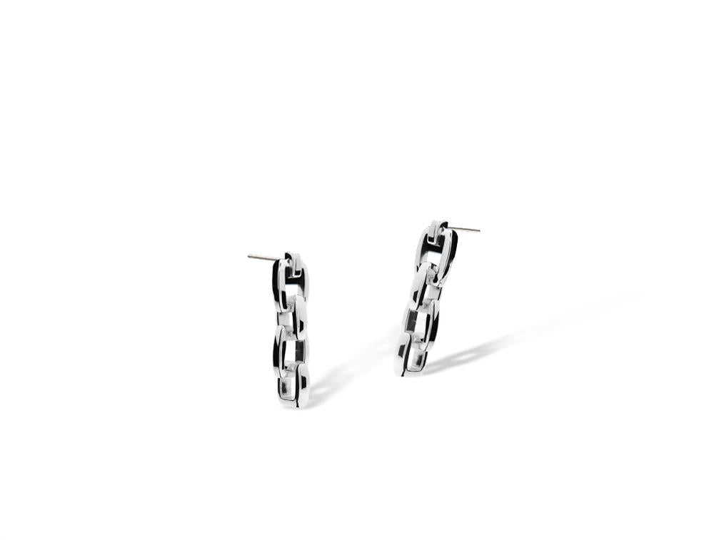 Sterling silver earrings, style E9808