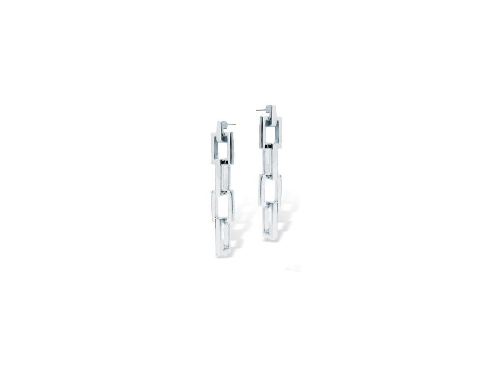 Sterling silver earrings, style E9806
