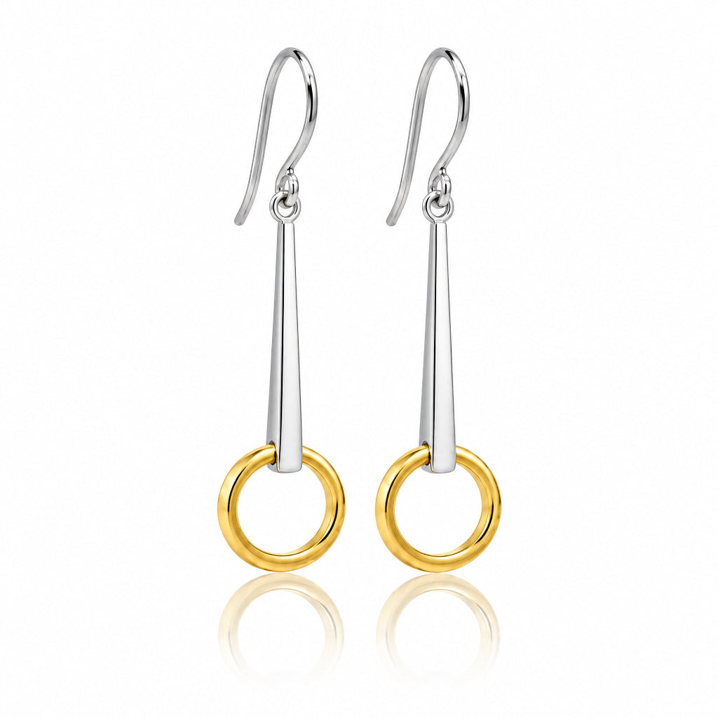Sterling silver earrings, style E9860