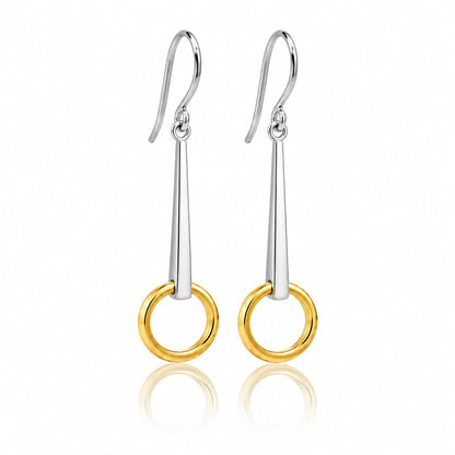 Sterling silver earrings, style E9860