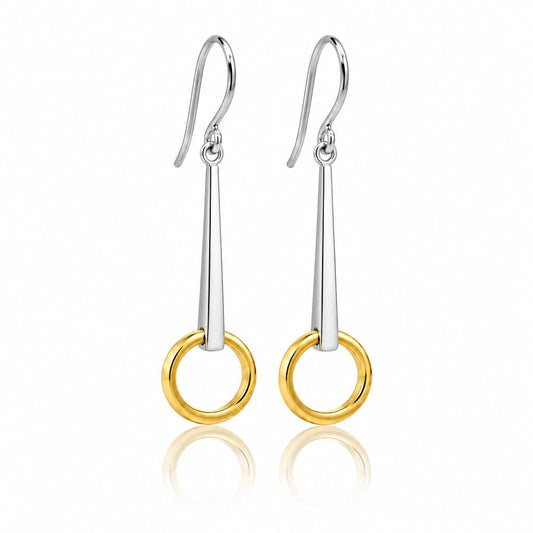 Sterling silver earrings, style E9860