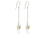 Sticks & Stones Earring E9857 - E9857 Peridot w/gold plated bezel - Earring