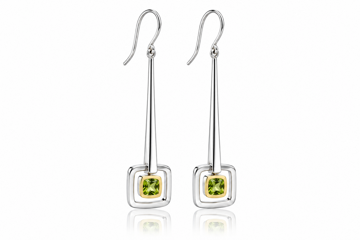 Sticks & Stones Earrings in 925 Sterling Silver | E9857 - view 3