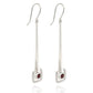 Sticks & Stones Earring E9857 - E9857 All Silver Garnet - Earring