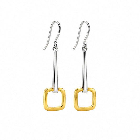 Sterling silver earrings, style E9858 - view 3