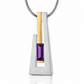Unisex Gemstone Pendant in 925 Sterling Silver | P7313 - view 9