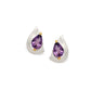 Pear Shape Gemstone Earring E9300 - E9300 Amethyst - Earring