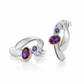 Multi Gemstone Earrings in 925 Sterling Silver | E7382 - view 5