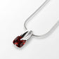 Amethyst and Blue Topaz pendant in sterling silver, style P6128 - view 3