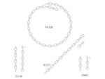 Silver Diamond Link Collection Set Cl#4 - N1228 - Set
