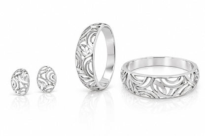 Sterling silver bracelet, style BA1005 - view 2