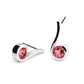 Amethyst and Blue Topaz earrings in sterling silver, style E6425 - view 2