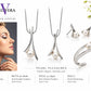 Pearl jewelry set in sterling silver