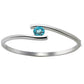 Amethyst and Blue Topaz bracelet in sterling silver, style B1686 - view 10