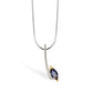 Amethyst and Blue Topaz pendant in sterling silver, style SET163 - view 5