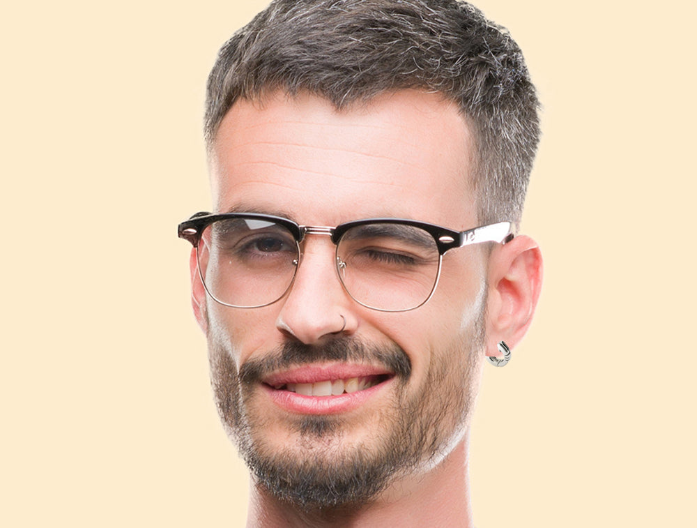 E1957 SILVER HUGGIE UNISEX EARRING