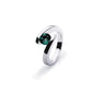 Amethyst and Blue Topaz ring in sterling silver, style R3266 - view 5
