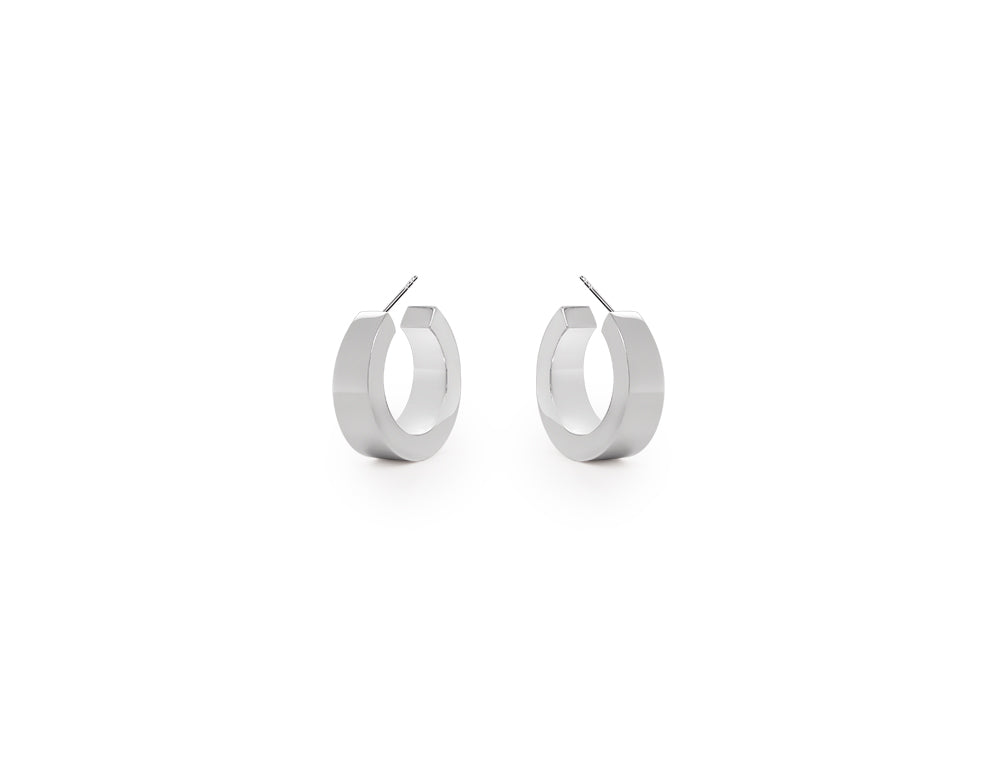 Silver Hoop Earring E7949 - E7949 - earring