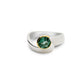 Amethyst and Blue Topaz ring in sterling silver, style R6980 - view 4