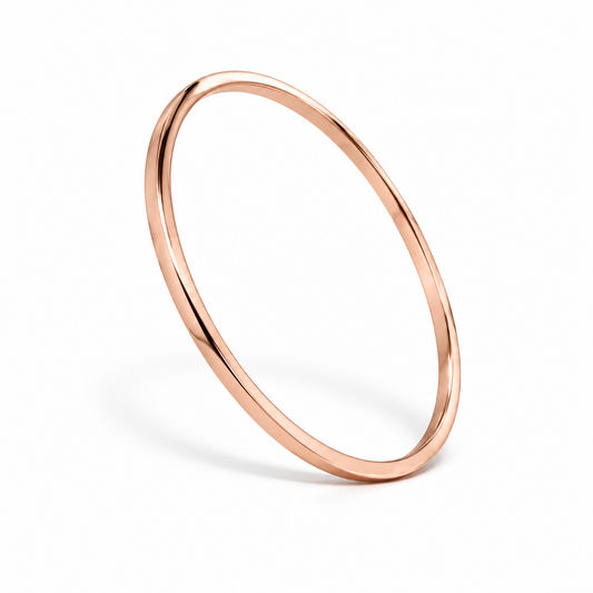 Silver Bangle Bracelet in 925 Sterling Silver | BA889