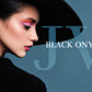 Black Onyx earrings in sterling silver, style E9303 - view 2