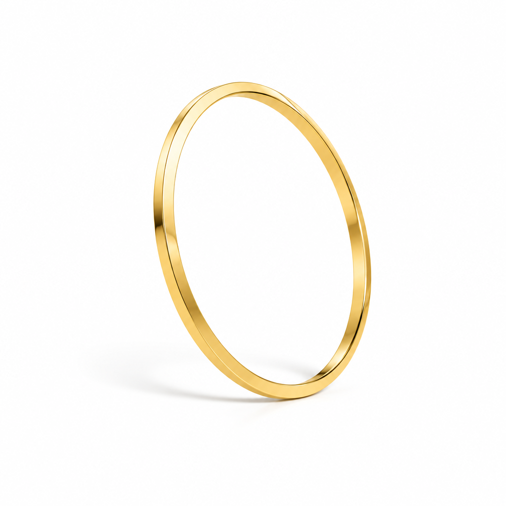 Silver Bangle Bracelet in 925 Sterling Silver | B891