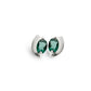 Oval Gemstone Earring E9298 - E9298 Green Quartz - Earring