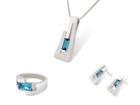 Contemporary Design Set 81 - Blue Topaz - Set