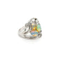 Opal ring in sterling silver, style R7261