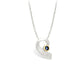Amethyst and Blue Topaz pendant in sterling silver, style P1606 - view 2