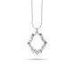 P16518 Multi Color Gemstone Pendant