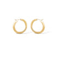 Silver 14K Gold Finish Earring Pe19015 - PE19015 - earring