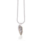 Tourmalated Quartz pendant in sterling silver, style P7358 - view 2