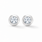 3mm Gemstone Post Earrings in 925 Sterling Silver | E4404 - view 8