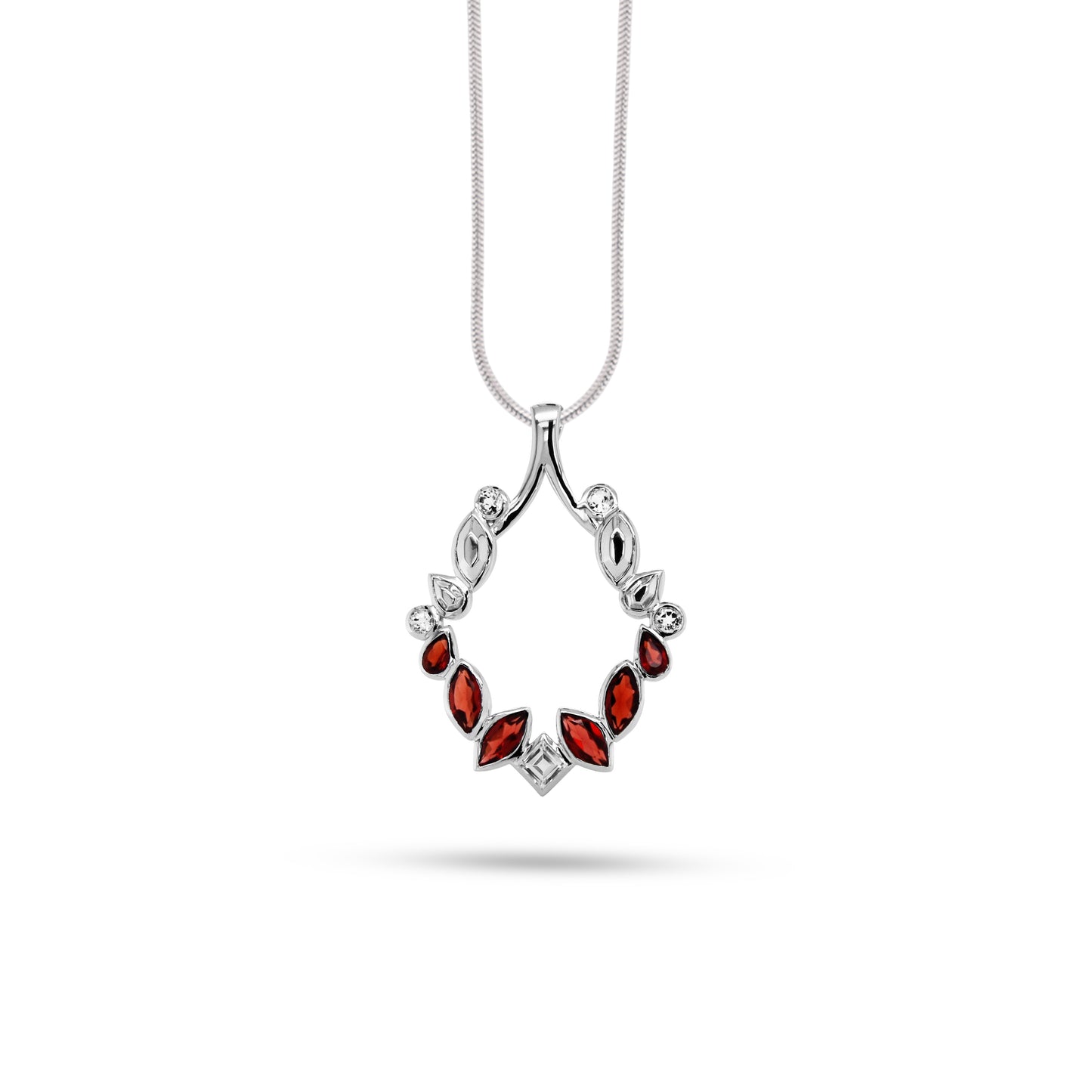 P16518 Multi Color Gemstone Pendant