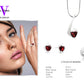 Blue Topaz and Iolite jewelry set in sterling silver, style SET155