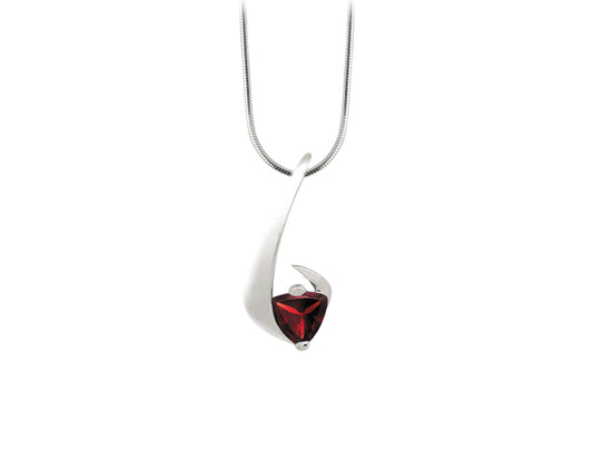 Modern Gemstone Pendant P7311 - P7311 Garnet - Pendant