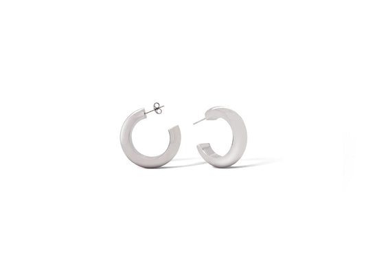 Silver Hoop Earring E7951 - 1 Piece - earring