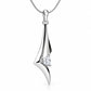 Amethyst and Blue Topaz pendant in sterling silver, style P7327 - view 4